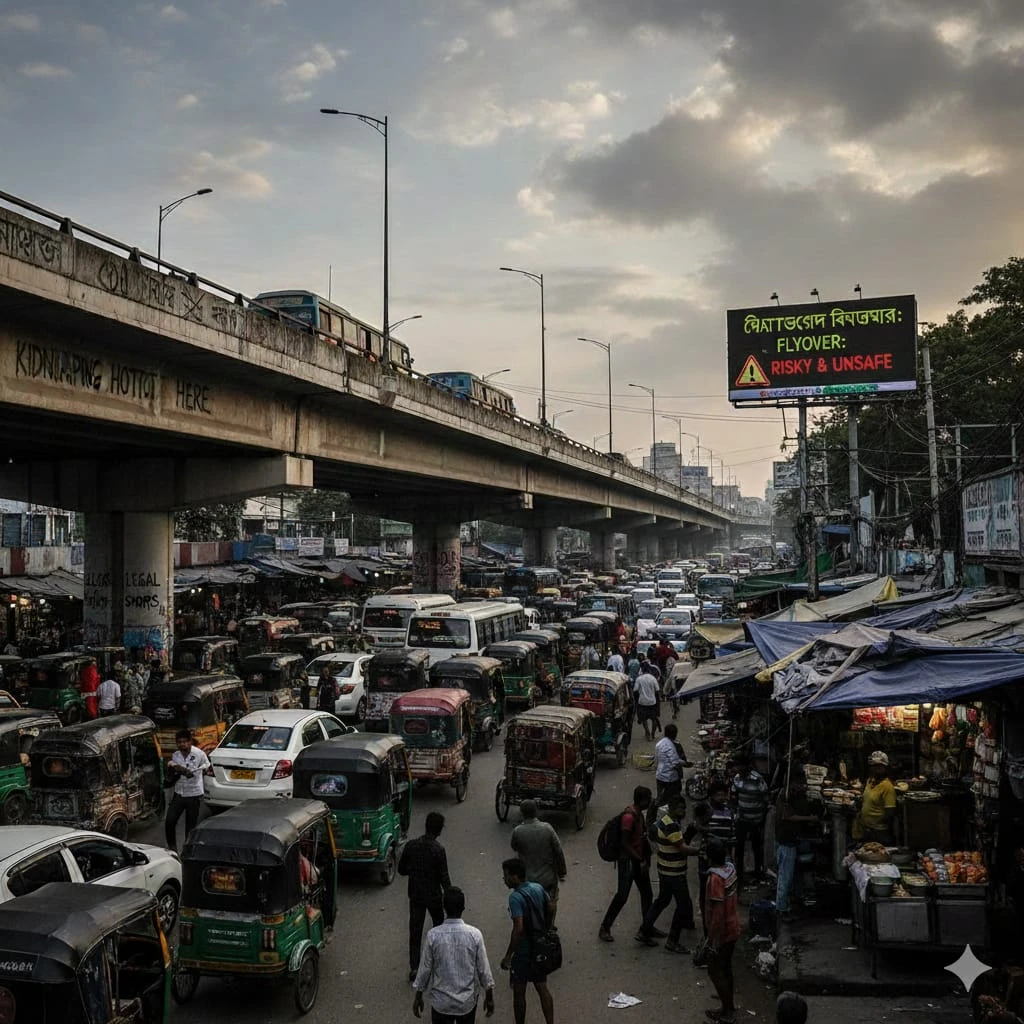 চট্টগ্রামে অপরাধের লাগামহীন দৌরাত্ম্য: ফ্লাইওভার থেকে সড়কে অনিরাপদ নগরবাসী